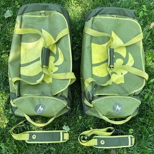 Marmot For Micato Safaris Rolling Carry On Duffel with straps - Green (2)